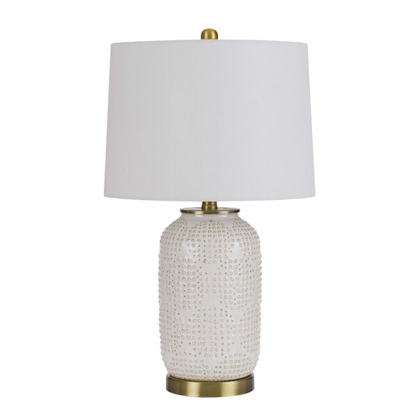 Sedalia Ivory LED Table Lamp, image 1