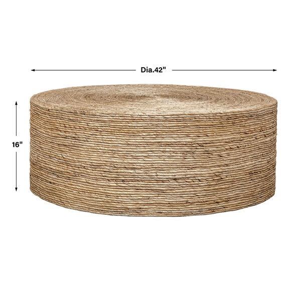Rora Natural Round Coffee Table, image 3