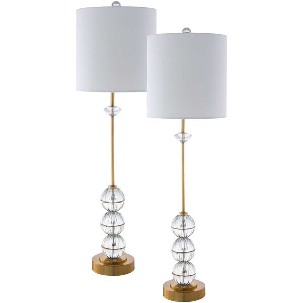 Grantley Brass One-Light Table Lamp, image 1