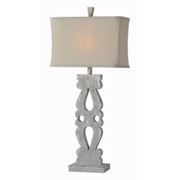 Charlotte Distressed Gray One-Light Table Lamp Set of Two, image 1