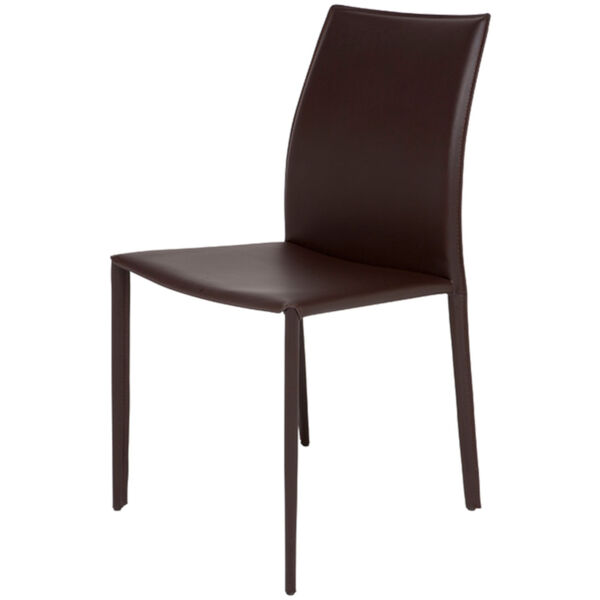 Sienna Brown Armless Dining Chair, image 1
