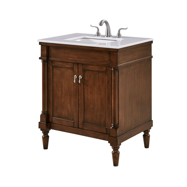 Lexington Walnut 30-Inch Vanity Sink Set, image 3