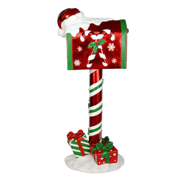 Letters To Santa Red 36-Inch Seasonal Lawn Decor, image 3