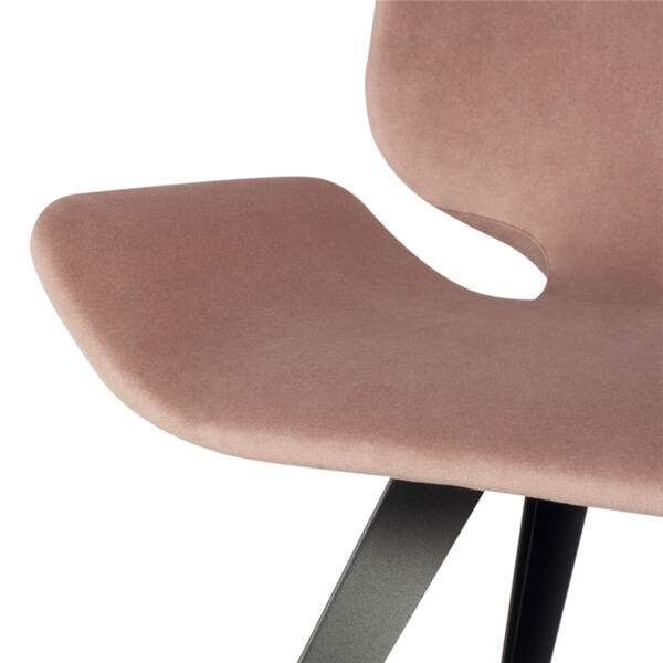 Astra Blush and Black Dining Chair, image 4
