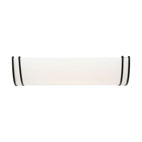 Glamour Matte Black 25-Inch LED Linear Flush Mount, image 5