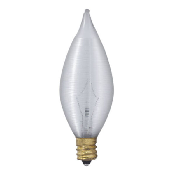 Pack of 10 Satin Incandescent C11 Candelabra Base 310 Lumens Light Bulbs, image 1
