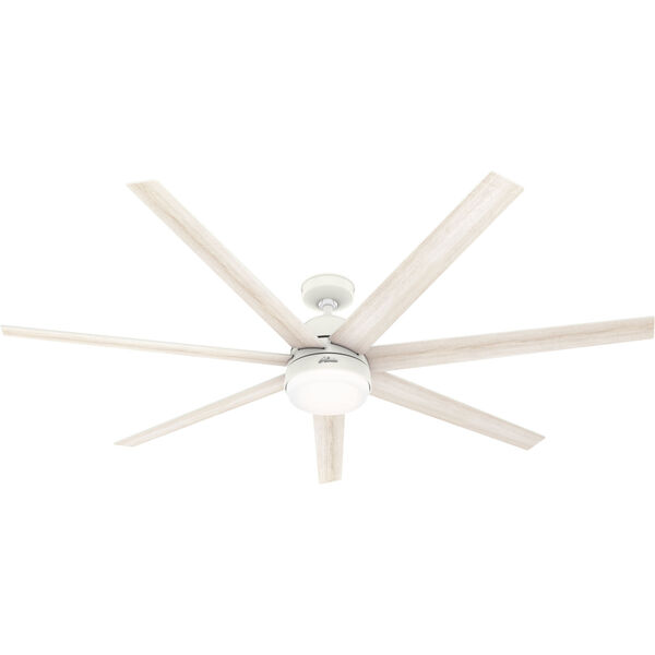 Phenomenon Matte White 70-Inch Ceiling Fan with LED Light Kit and Wall Control, image 1