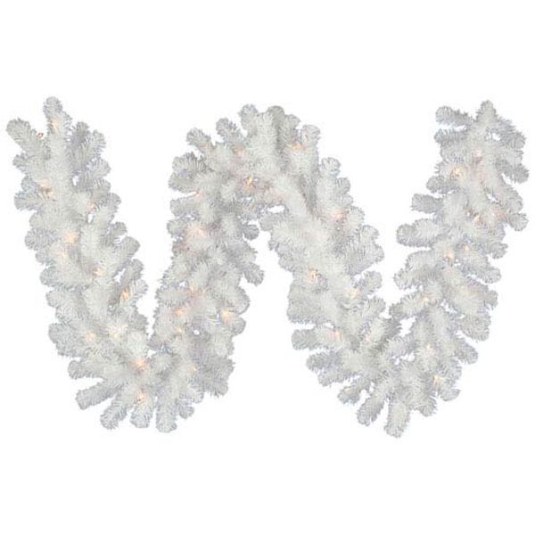 White Crystal White Garland 20-inch, image 1