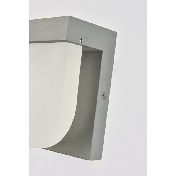 Raine Silver Six-Light LED Outdoor Wall Sconce, image 4