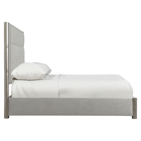 Brynn Graphite and Nickel King Panel Bed, image 3