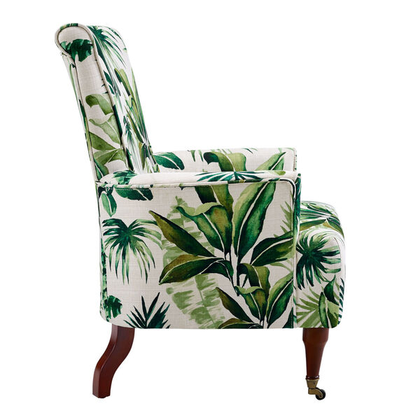 Hildie Dark Walnut Leaf Arm Chair, image 5