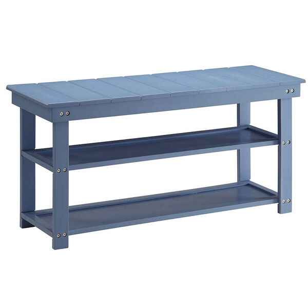 Oxford Blue Utility Mudroom Bench, image 3
