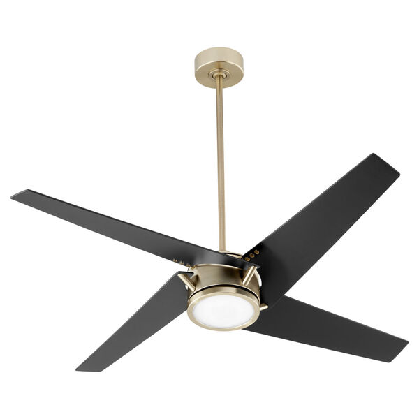 Axis Aged Brass 54-Inch LED Ceiling Fan, image 1