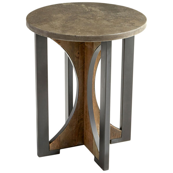 Bronze and Dark Elm Savannah Side Table, image 1