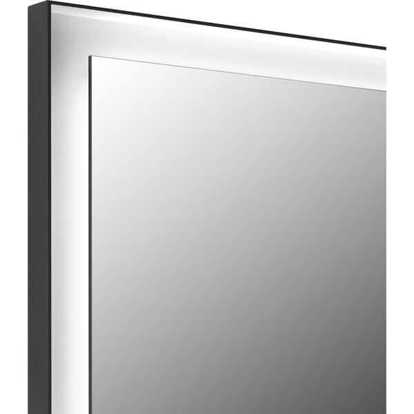 Greer Matte Black 23-Inch Integrated LED Lighted Mirror, image 4