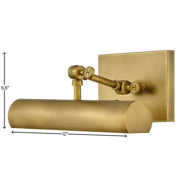 Stokes Heritage Brass One-Light Small Wall Sconce, image 5
