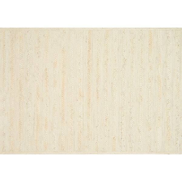 Crafted by Loloi Ludlow Ivory Rectangle: 7 Ft. 9 In. x 9 Ft. 9 In. Rug, image 1