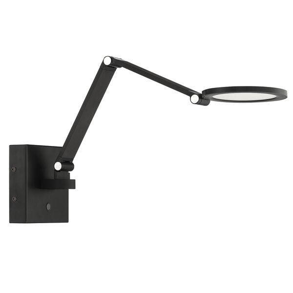 Roundo Black LED Swing Arm, image 3