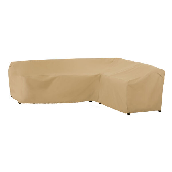 Palm Sand Patio Right Facing Sectional Lounge Set Cover, image 1
