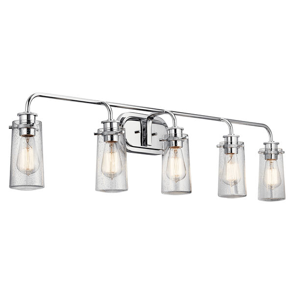 Braelyn Chrome Five-Light Wall Sconce, image 1