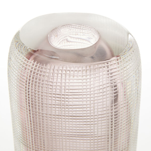 Pink and Clear Neso Vase, image 2