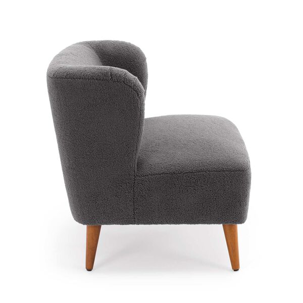 Vesper Boucle Gray Accent Chair, image 4