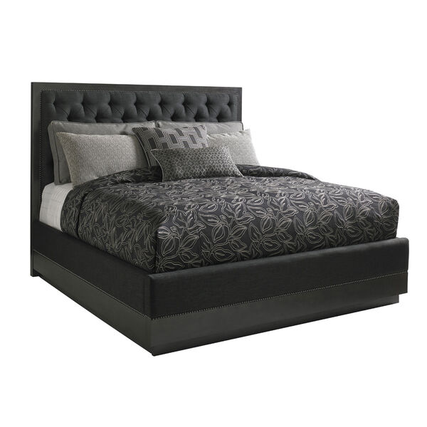 Carrera Gray Maranello Upholstered Queen Bed, image 1