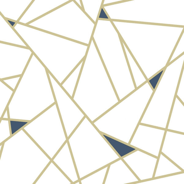 Gold Fracture Peel and Stick Wallpaper, image 2