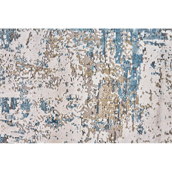 Cadiz Gradient Luster Ivory Blue Area Rug, image 5