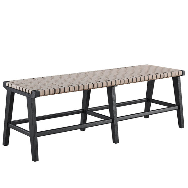 Harlyn Charcoal and Beige Bench, image 2