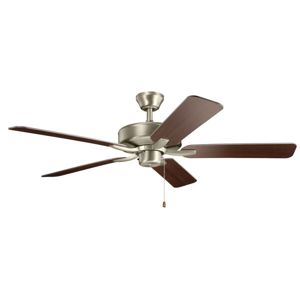 Basics Pro Brushed Nickel 52-Inch Ceiling Fan, image 2