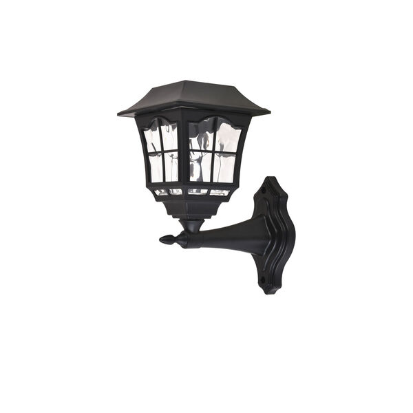 Oberon Black 4-Inch LED Outdoor Wall Sconce, Pack of Four, image 3