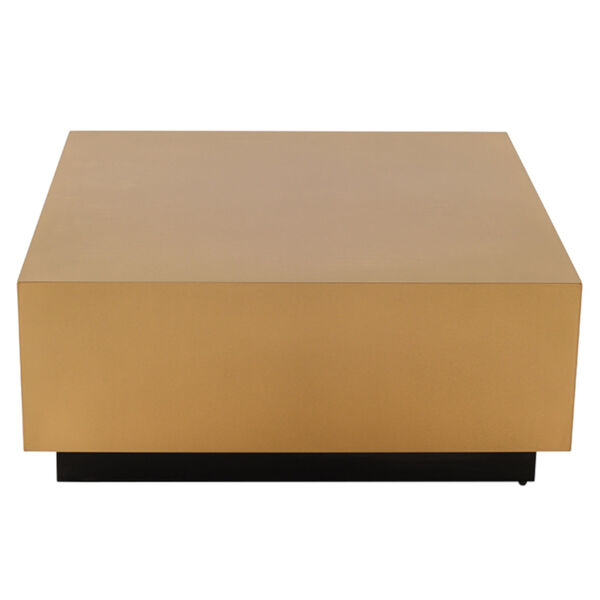 Easton Brushed Gold Coffee Table, image 2