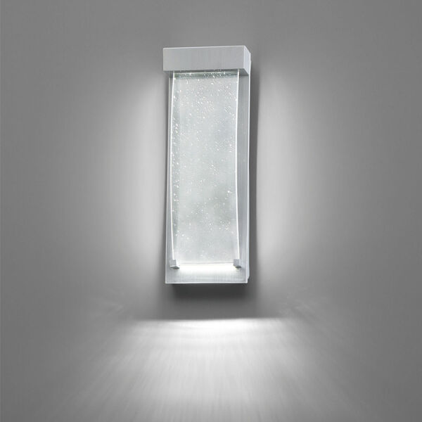 Brushed Silver One-Light 3-Inch LED Outdoor Surface Mount with 3000 Kelvin 134 Lumens, image 3
