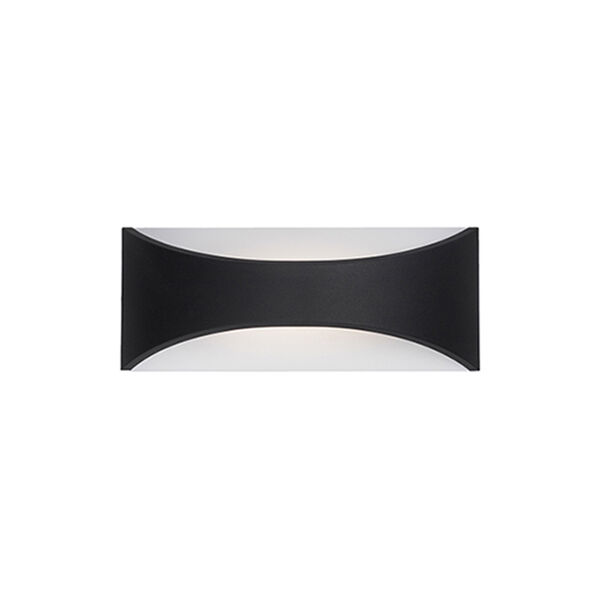 Black Eight-Inch One-Light Wall Sconce, image 1