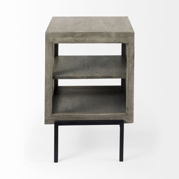 Arelius Gray and Black End Table, image 4