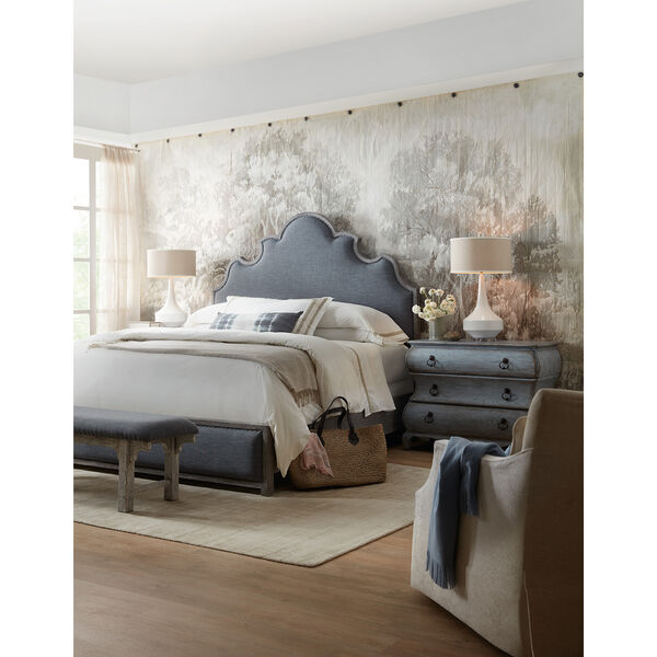 Beaumont Gray King Upholstered Bed, image 3