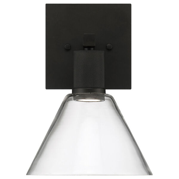 Port Nine Outdoor Intergrated LED Wall Sconce with Clear Glass, image 2