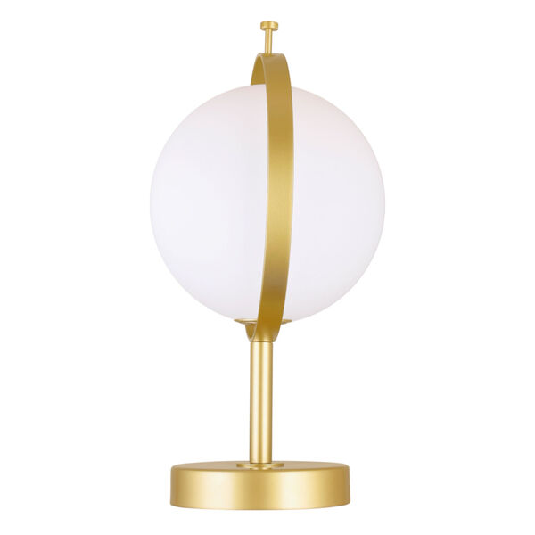 Da Vinci Brass 15-Inch LED Table Lamp, image 2