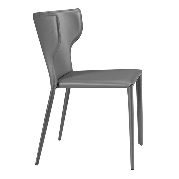 Divinia Gray 20-Inch Stacking Side Chair, image 3