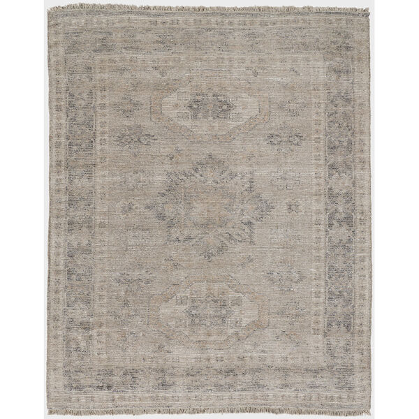 Caldwell Vintage Space Dyed Wool Tan Gray Rectangular: 3 Ft. 6 In. x 5 Ft. 6 In. Area Rug, image 1