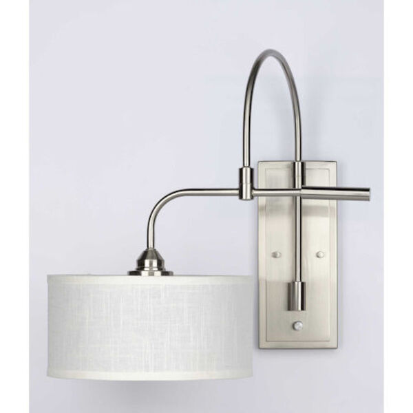 Anna Brushed Nickel One-Light Wall Sconce, image 4