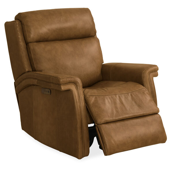 Brown Poise Power Recliner with Power Headrest, image 3