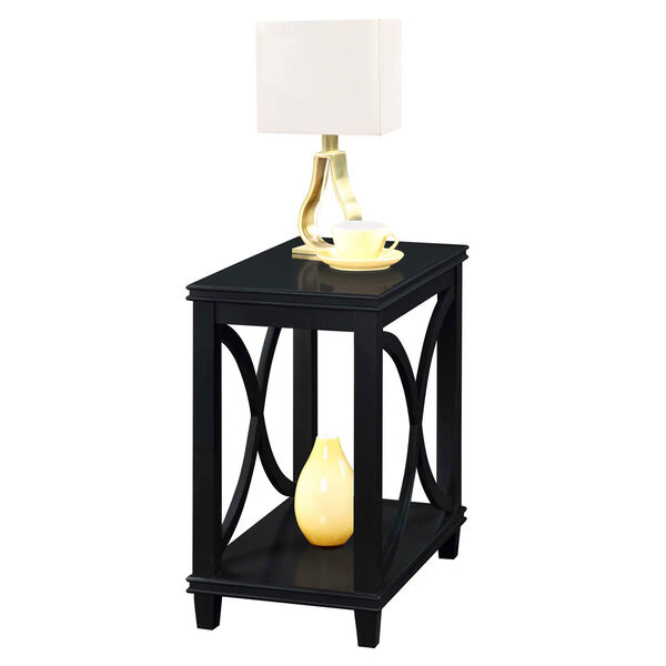 Florence Black 25-Inch Chairside Table, image 4