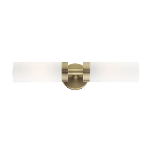 Aero Antique Brass Two-Light ADA Wall Sconce, image 5
