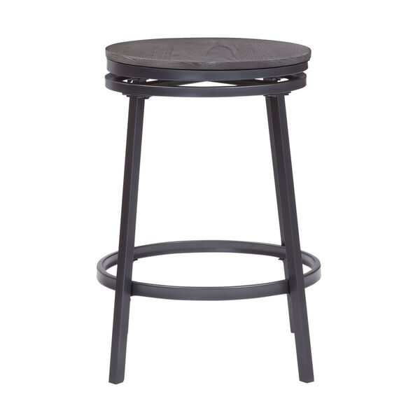 Chesson Gray Backless Counter Stool, image 3