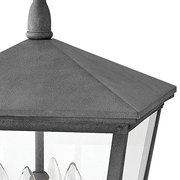 Trellis Aged Zinc 11-Inch Four-Light Outdoor LED Post Top and Pier Mount, image 3