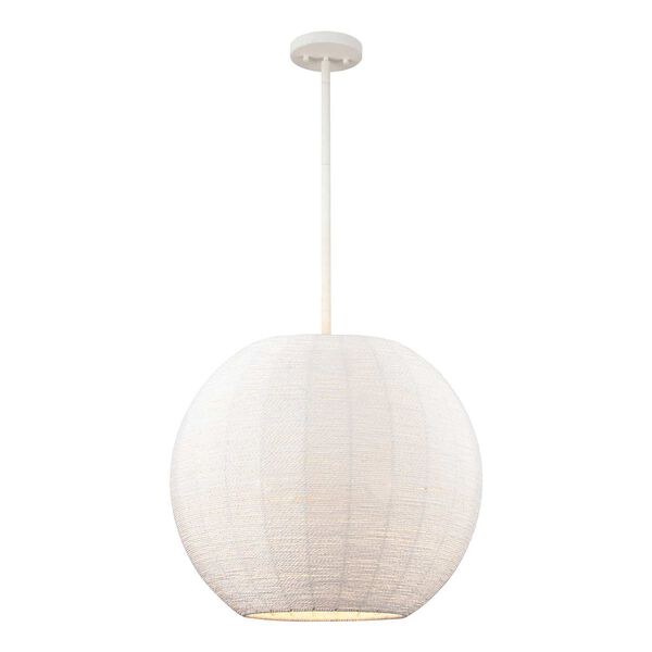 Sophie White Coral 20-Inch Three-Light Pendant, image 1