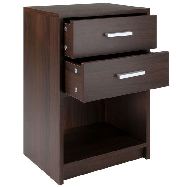 Molina Cocoa Two Drawer Accent Table, image 2