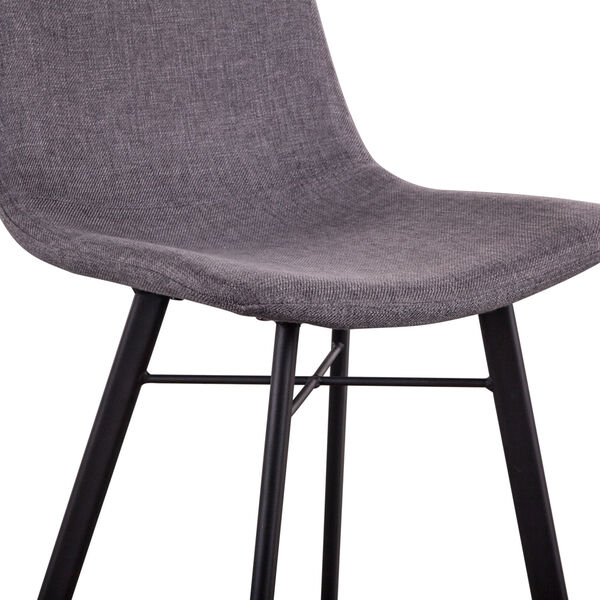 Posey Matte Gunmetal Counter Chair, Set of Two, image 3